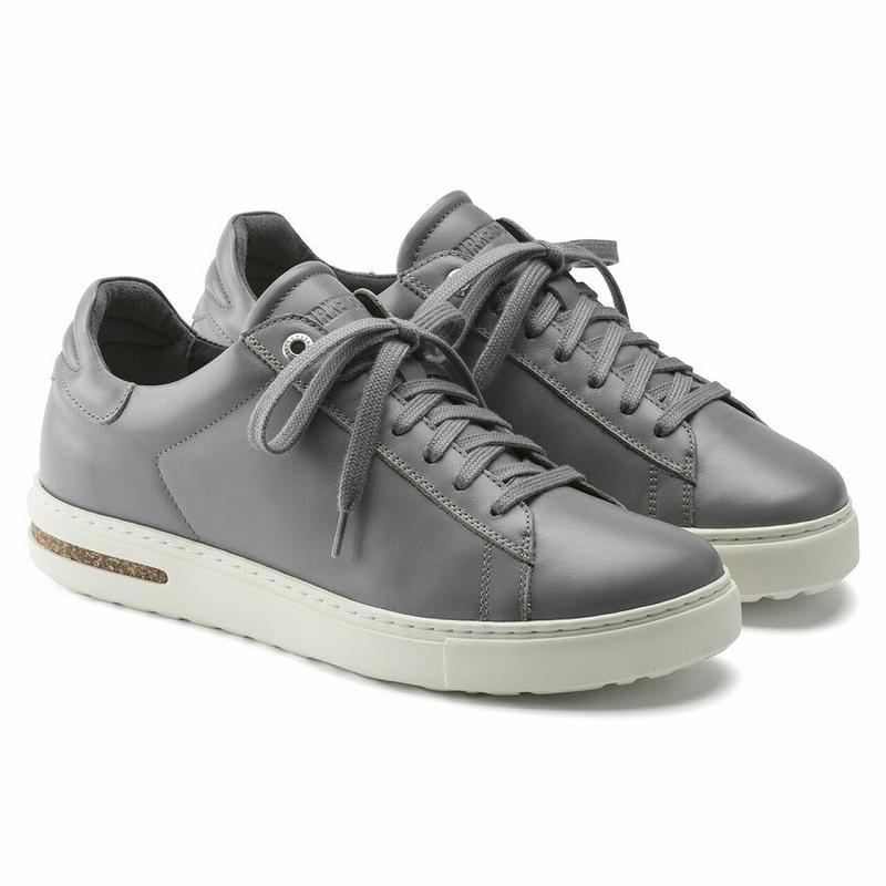 Birkenstock Bend Low Lær Sneaker Dame Grå | NO 289PJJ